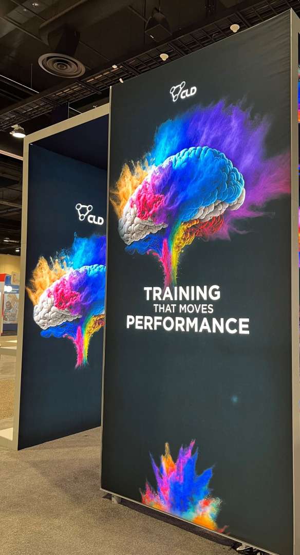 CLD's banner has branding that reads 'TRAINING THAT MOVES PERFORMANCE'